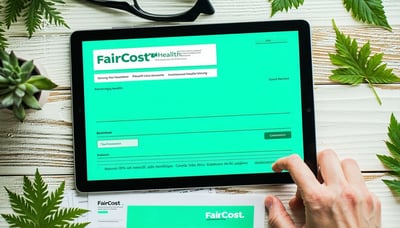 Newsletter signup illustration for FairCost.Health Newsletter signup illustration for FairCost.Health
